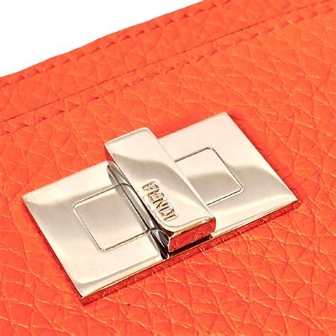 fendi peekaboo orange|Fendi peekaboo for sale.